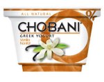 Vanilla chobani yogurt 